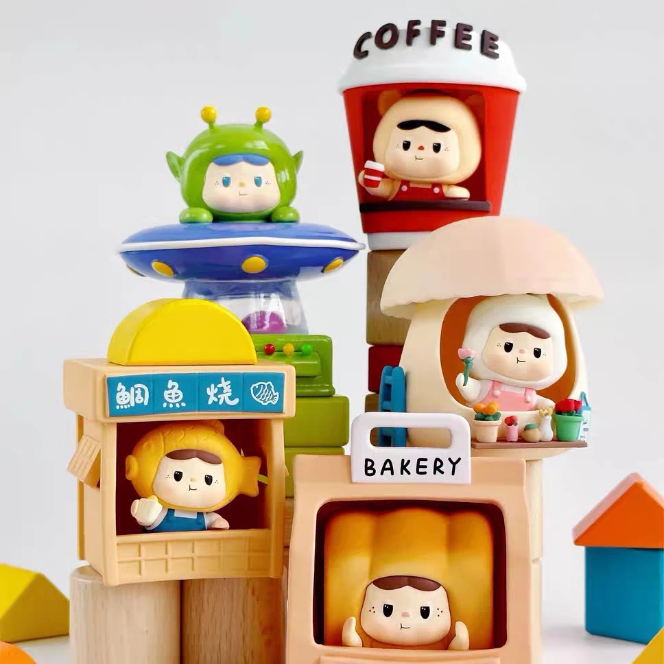 【拆盒】BlackToys黑玩饱饱口袋商店系列潮玩盲盒可爱潮玩摆件