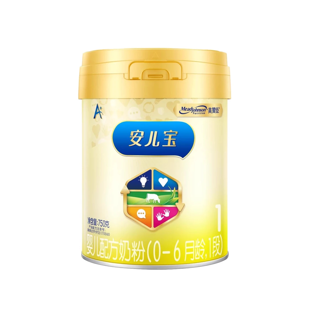 美赞臣（草饲）安儿宝婴儿配方奶粉123段750g（新国标）