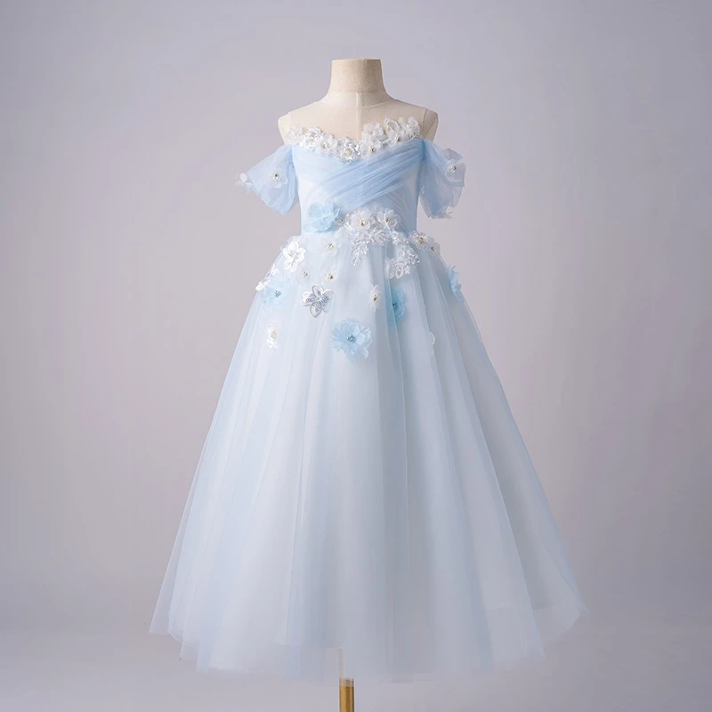 朵拉说儿童礼服高端轻奢小众生日花童钢琴演奏主持人走秀演出服