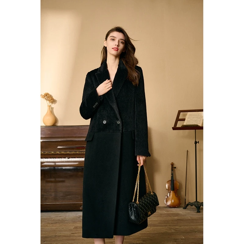 活动款-【RIZ】羊驼毛-2192苏力-秋冬毛呢苏力外套时尚女士宽松大衣