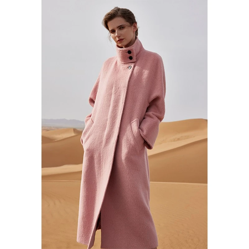 活动款-【RIZ】羊驼毛-2175苏力-秋冬毛呢苏力外套时尚女士宽松大衣