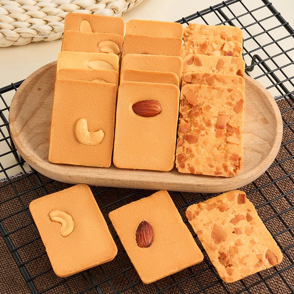 卡椰片脆饼坚果仕腰果芙巴旦木芙伽坚果饼干优品