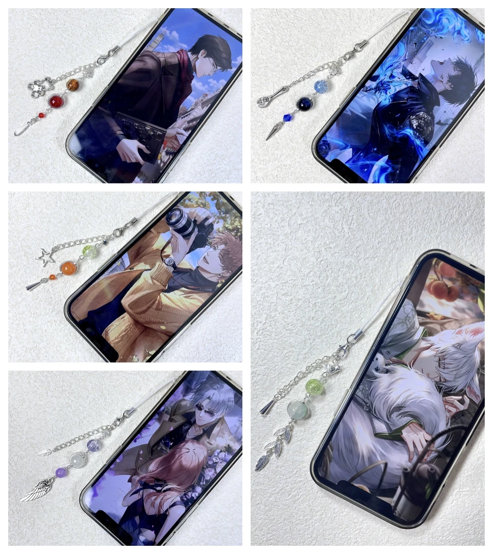 【光与夜之恋五男主】角色印象手机挂绳原创手串挂绳齐司礼萧逸陆沉