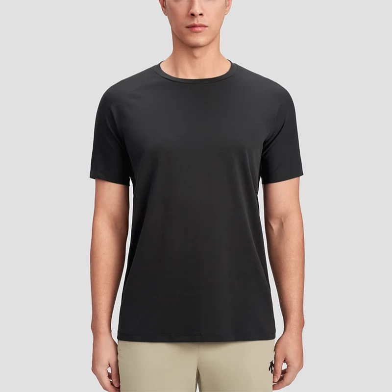 男女款速干短袖 夏休闲运动透气吸湿防晒立裁针织修身半袖上衣T恤