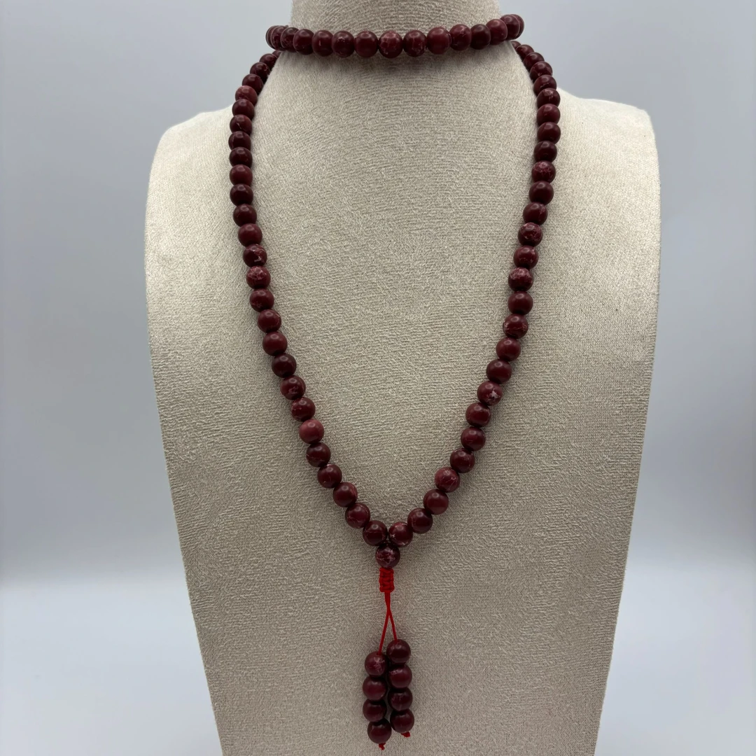 非金属珐琅项链 深色 圆珠项链  D26