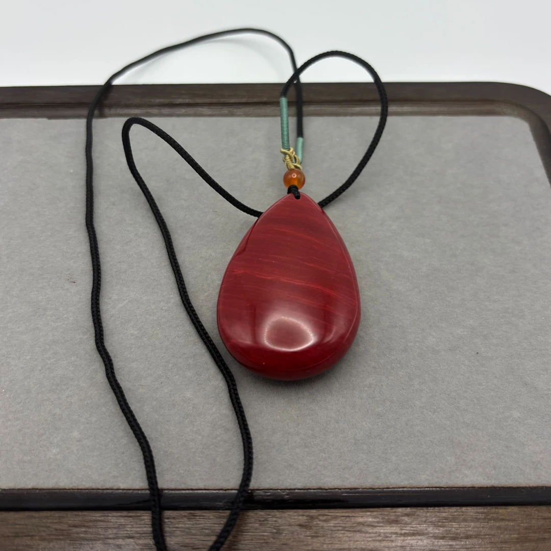 非金属珐琅吊坠 水滴形吊坠项链B105