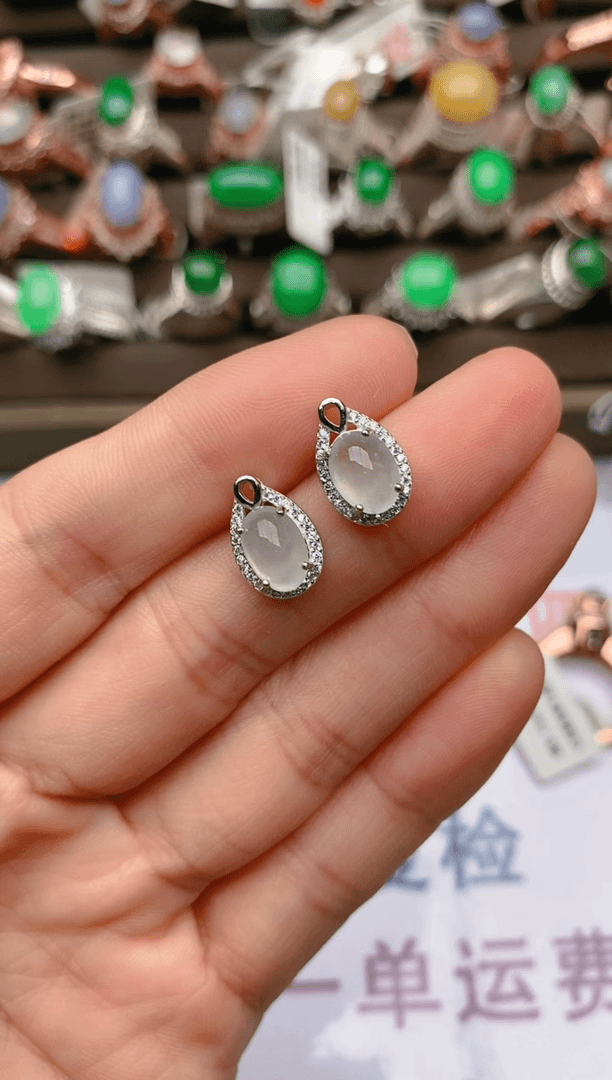 【闪购商品】翡翠戒指银S925镶嵌1111