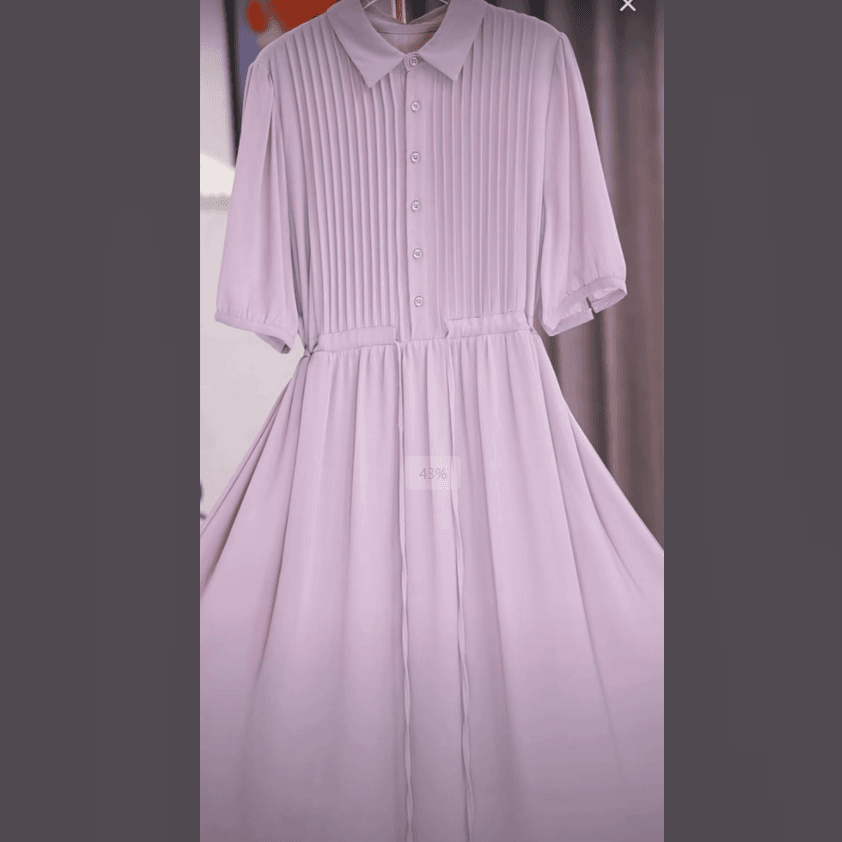 K291【旭日东方】气质高雅连衣裙显瘦短袖袖时尚女士简约百搭