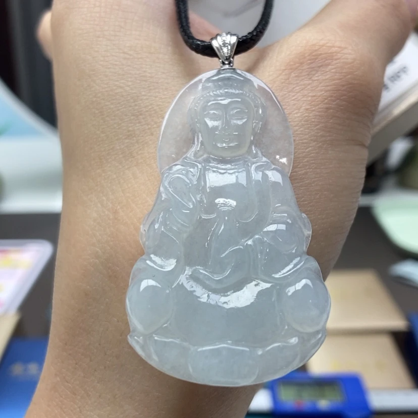 【闪购商品】翡翠颈饰18K金镶嵌51