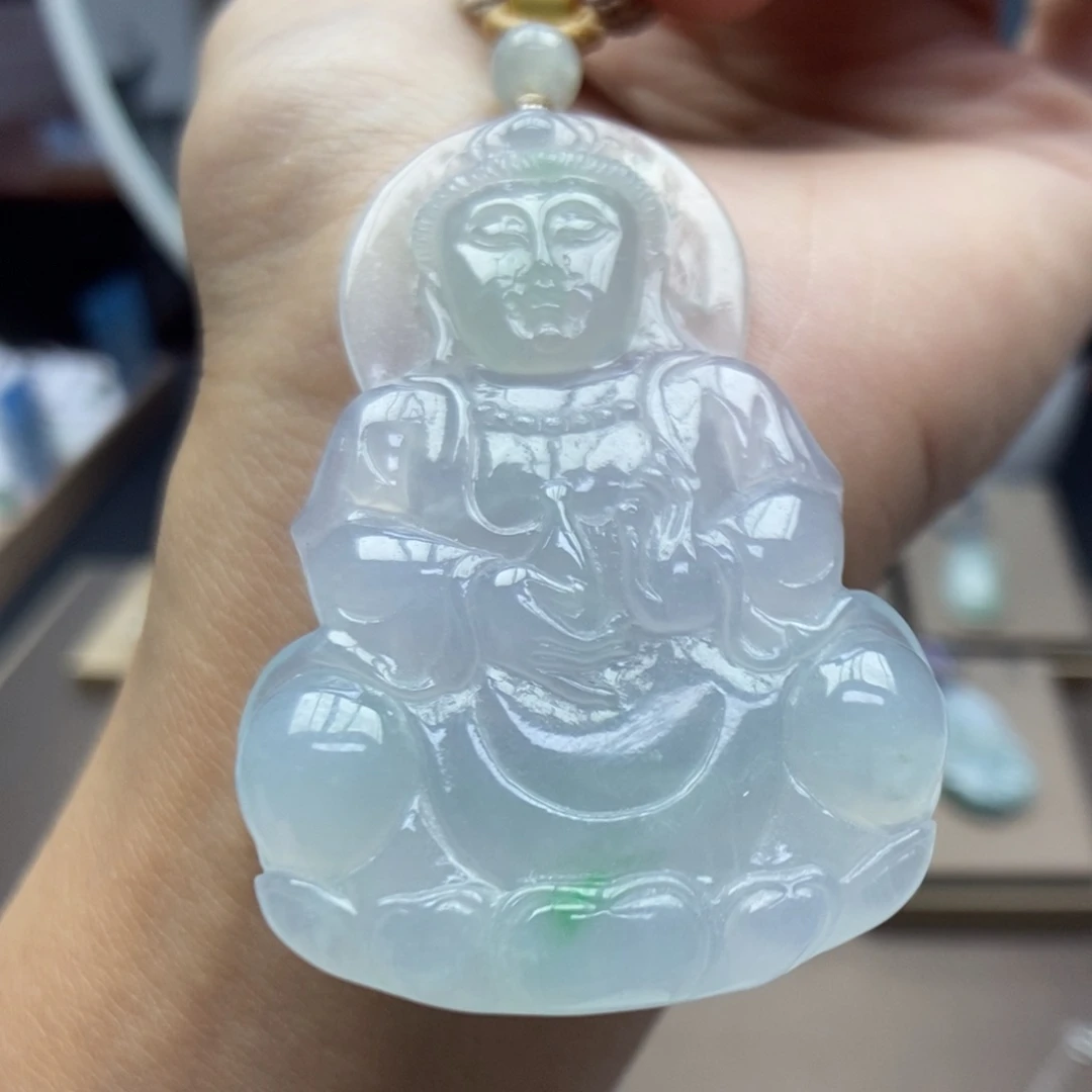 翡翠颈饰未镶嵌吊坠