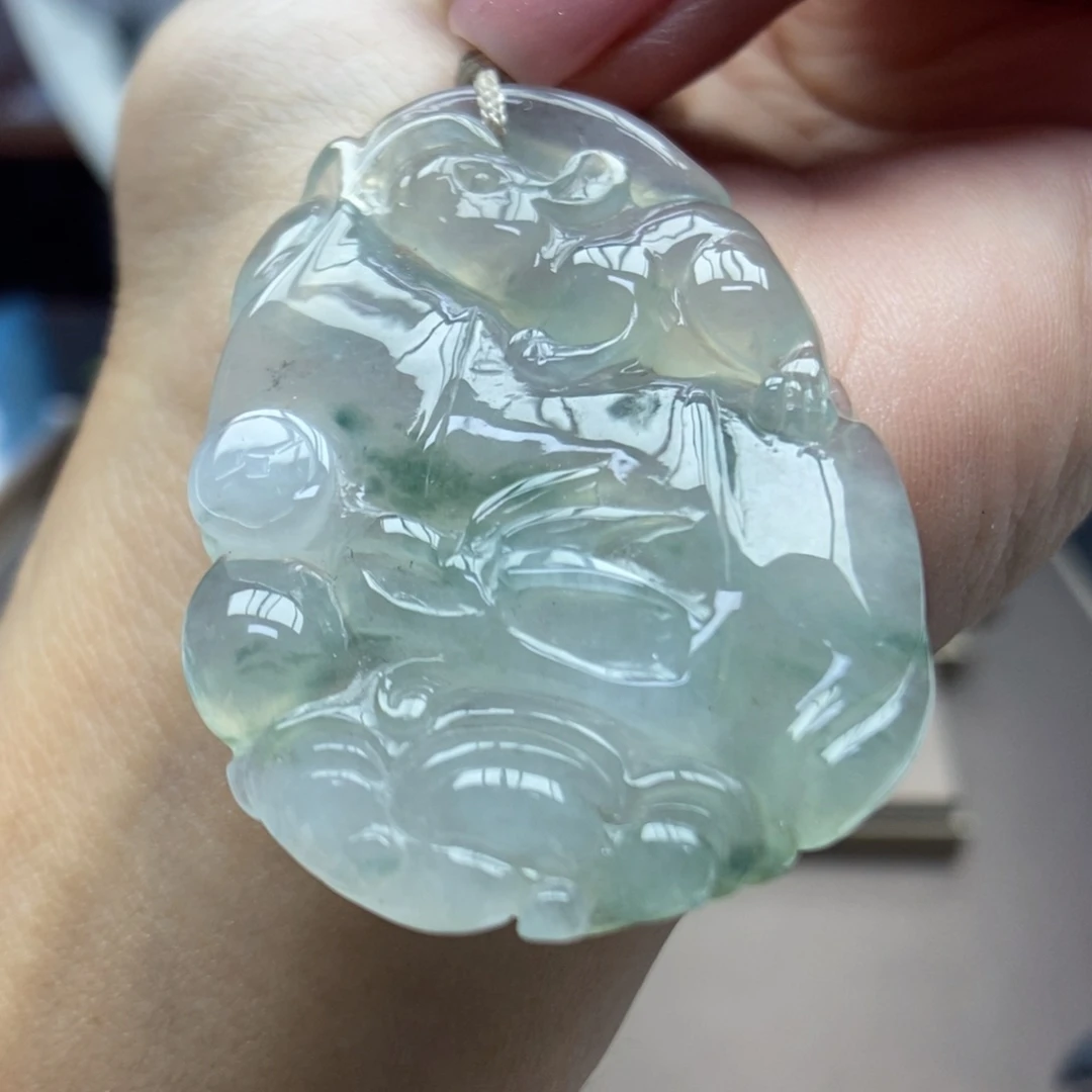 翡翠颈饰未镶嵌吊坠