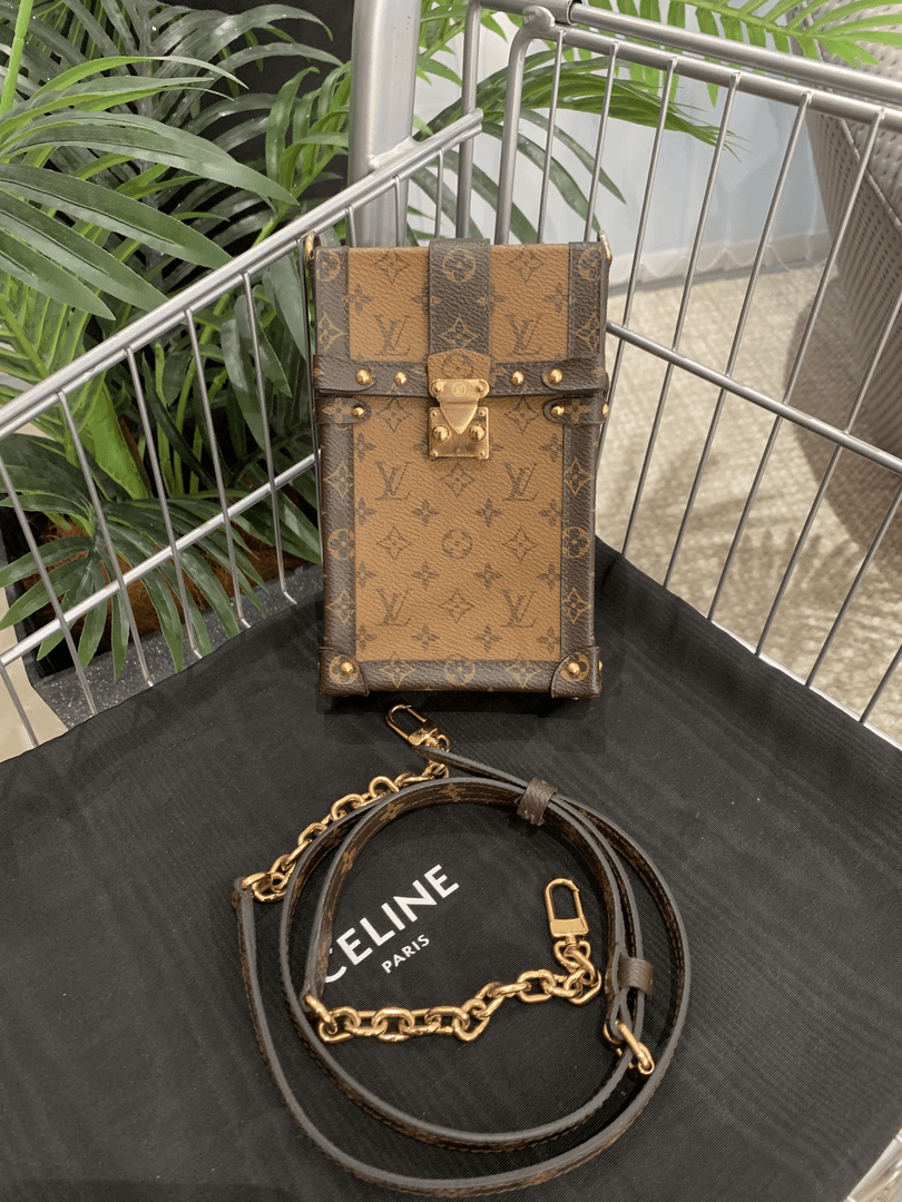 99新 LouisVuitton/路易威登 老花手机包8816904