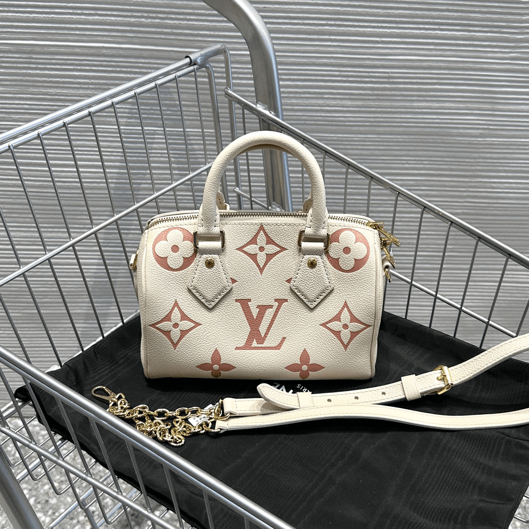 99新 LouisVuitton/路易威登 speedy20牛奶草莓8965317