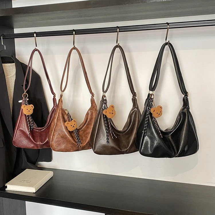 【高小荣】通勤包单肩托特包2024新款大容量女包软包简约大气