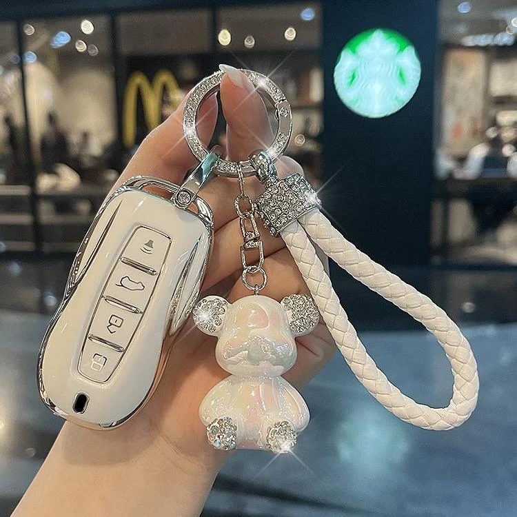 适用福特领睿钥匙套领裕领界S/EV游骑侠Ranger车扣E全顺壳高档女