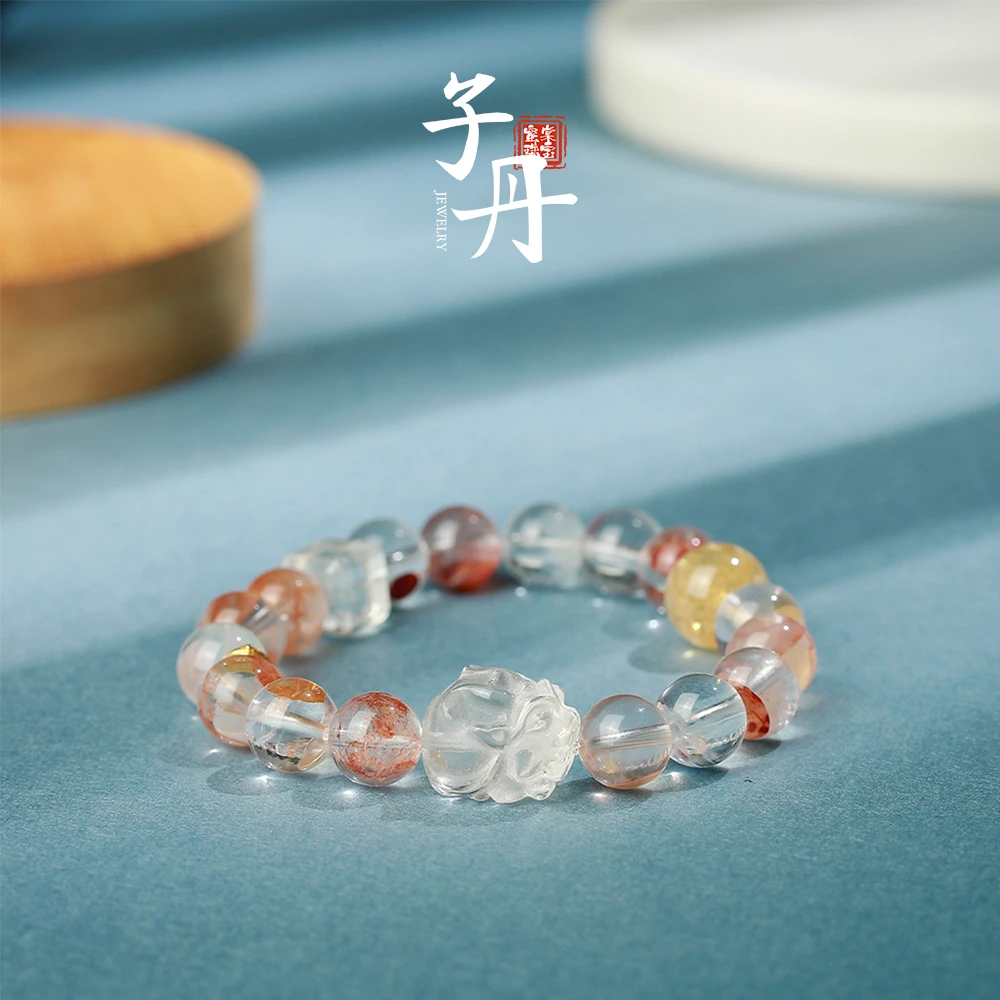 【子丹水 晶】水晶DIY手串/顺利渡 C3-099