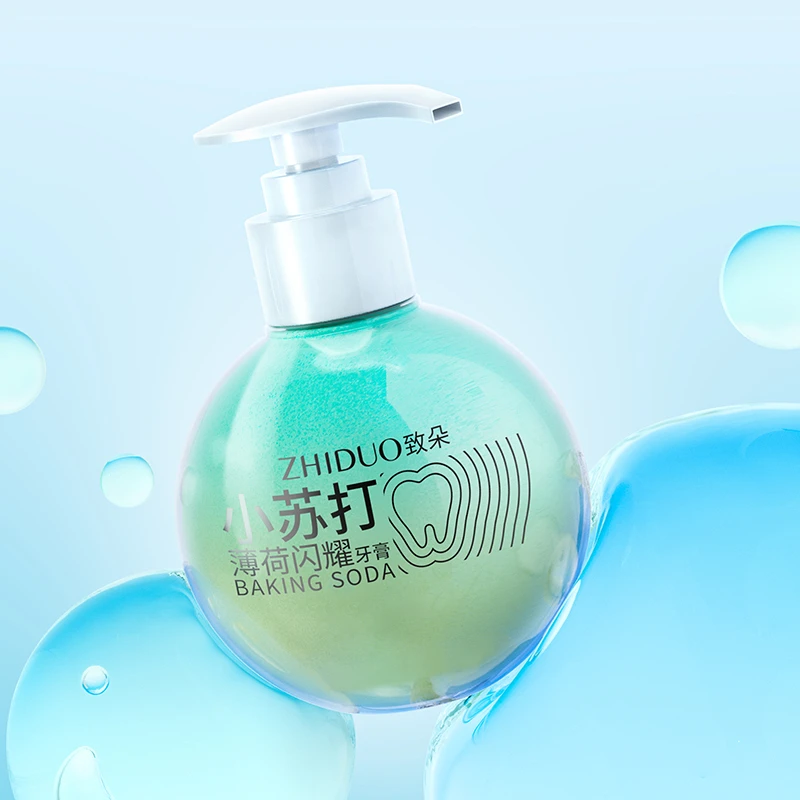 致朵小苏打薄荷闪耀牙膏200g清洁清新清爽护龈牙膏