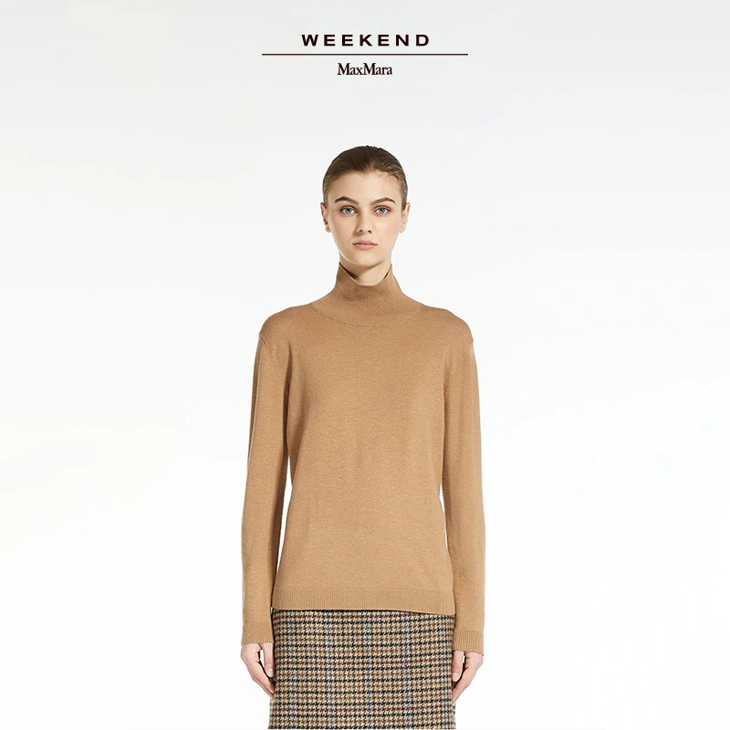 Weekend MaxMara 时尚百搭女士2023年秋冬纯色高领毛衣5366013306