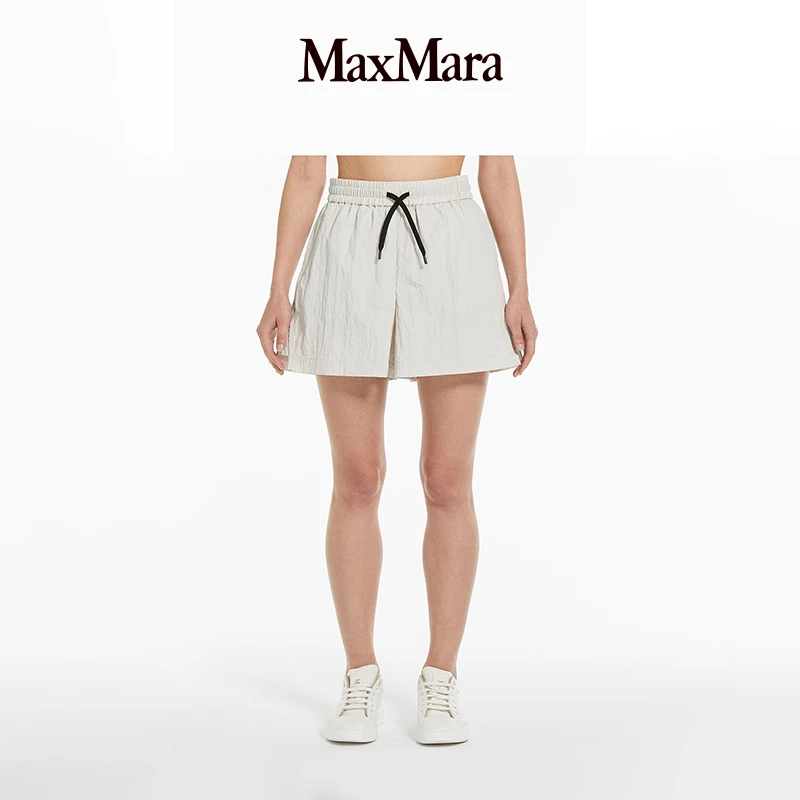 MaxMara 女装宽松帆布短裤6141014806