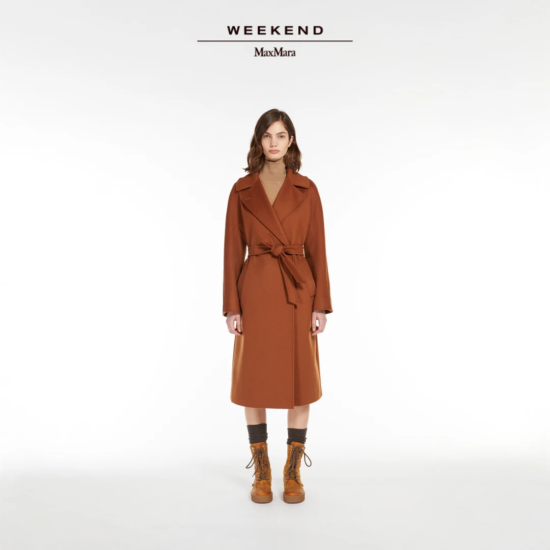 Weekend MaxMara RESINA女装系带羊毛大衣5016094206