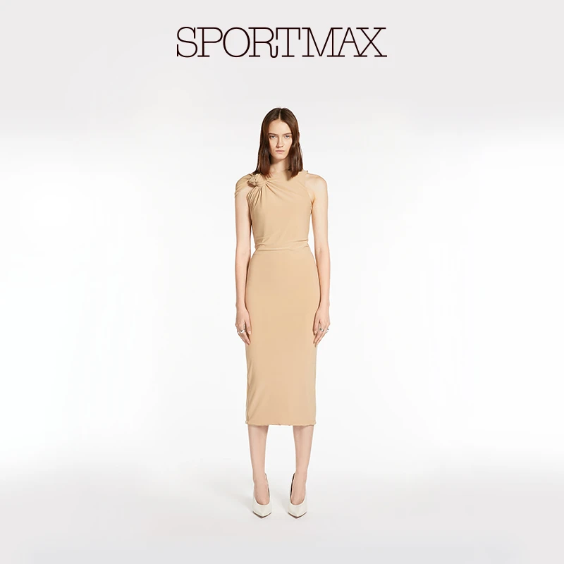 Sportmax MaxMara 女装修身针织长裙 2621034206