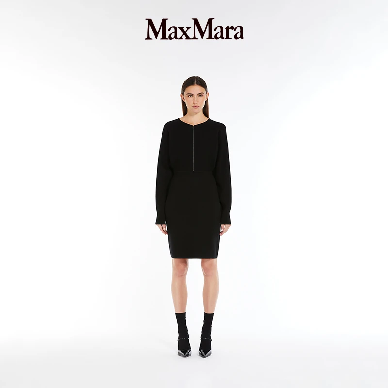 MaxMara 女装圆领拉链连衣裙6326034206