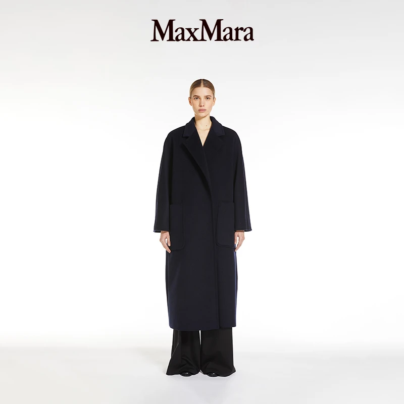 MaxMara 女装羊毛羊绒系带大衣1016074206