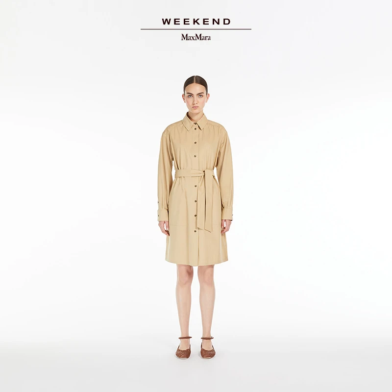 Weekend MaxMara 女装棉府绸衬衫连衣裙5221224206