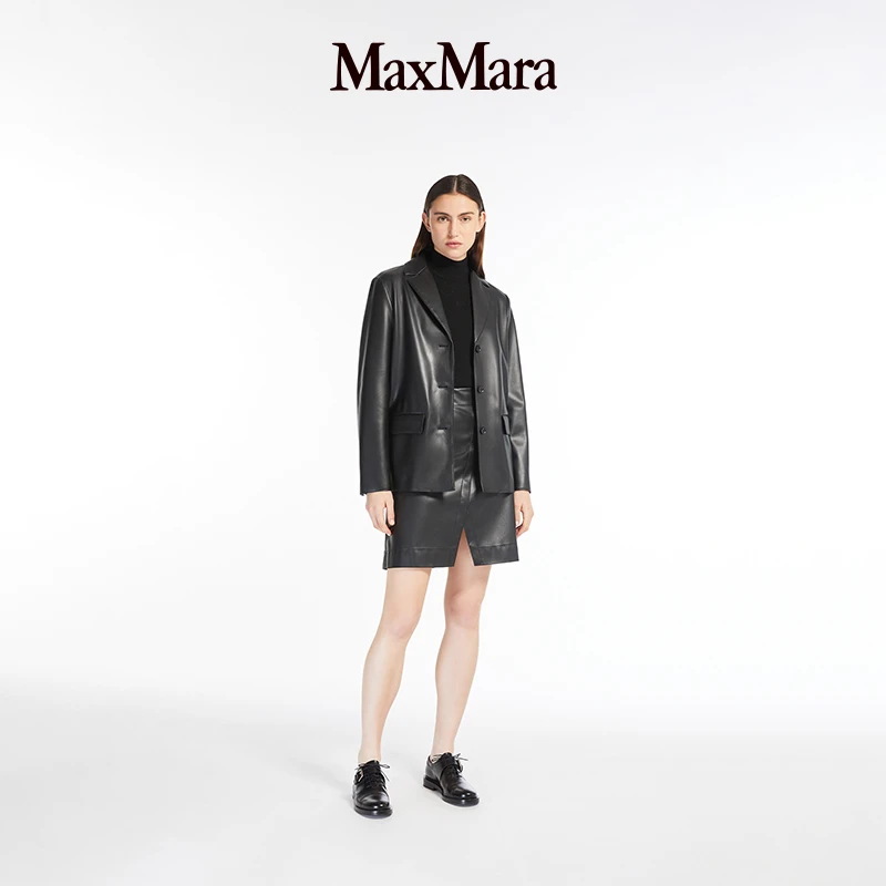 MaxMara 纯色直筒半身裙6776014806