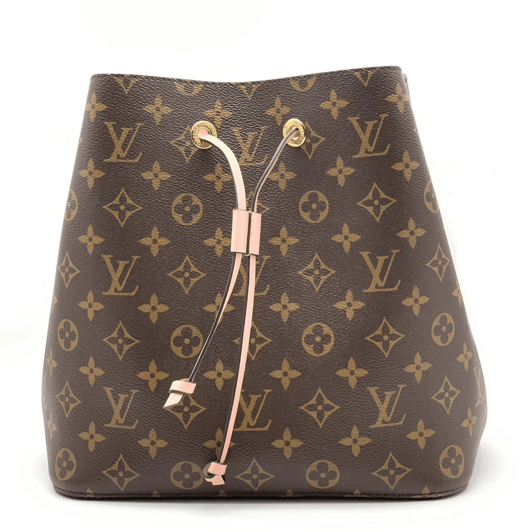 95新 LouisVuitton/路易威登 95新  LV牛奢网/粉色水桶包