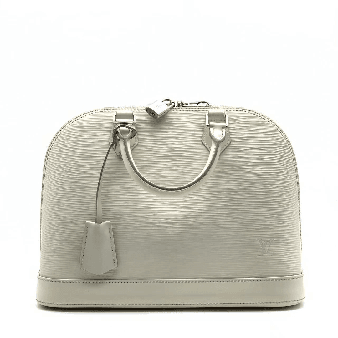 95新 LouisVuitton/路易威登 牛奢网/LV贝壳包水波纹白色