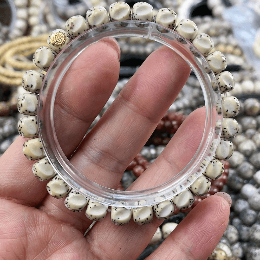 星月菩提手串糯冰河豚无相