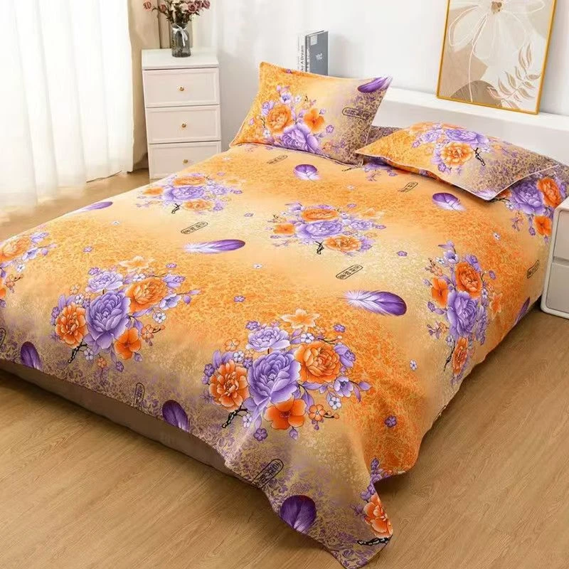 秋冬厚实斜纹亲肤磨毛双人床单2*2.25不缩水耐磨舒适Z