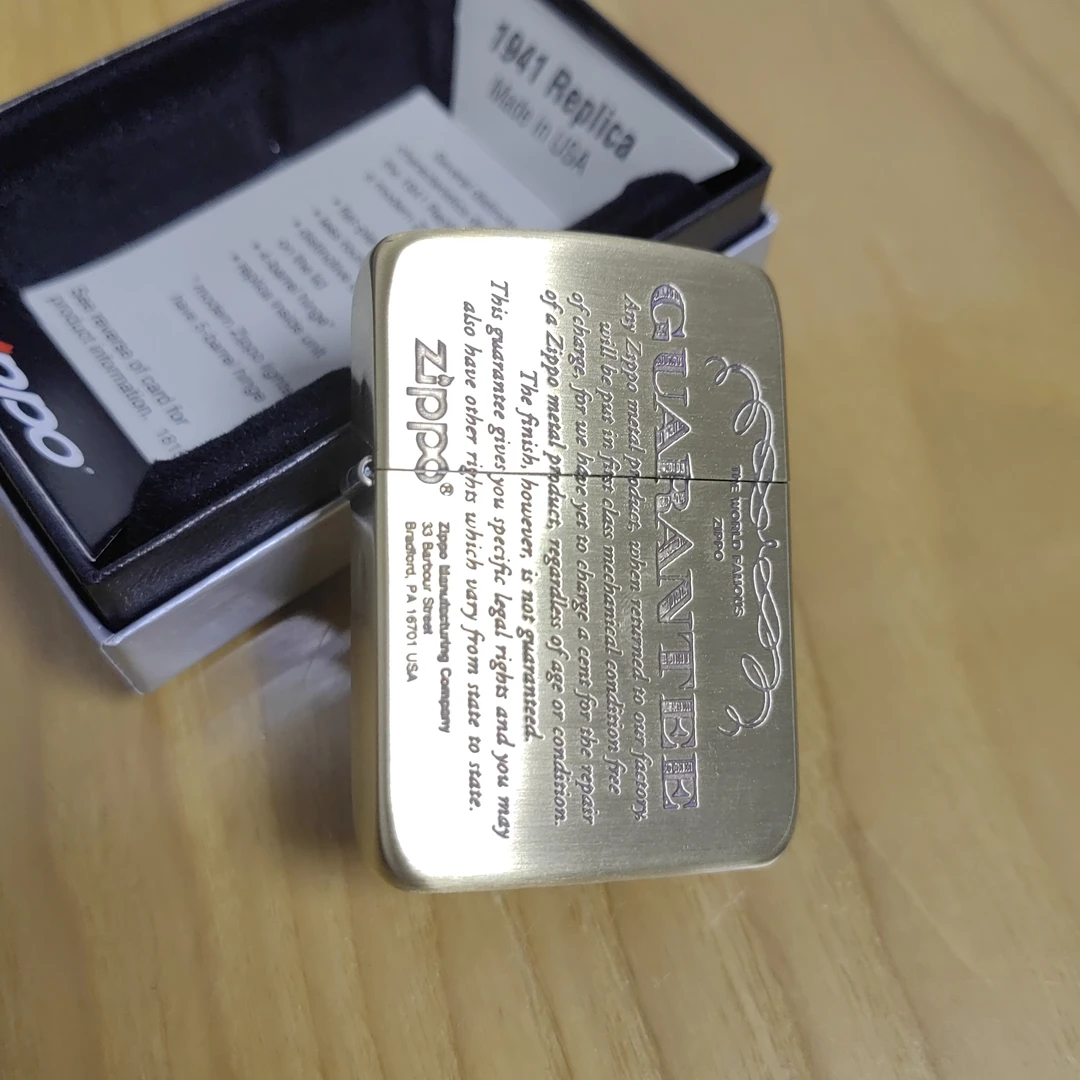ZIPPO正品原装防风打火机 1941 保修承诺 日版在版在册 男士礼物