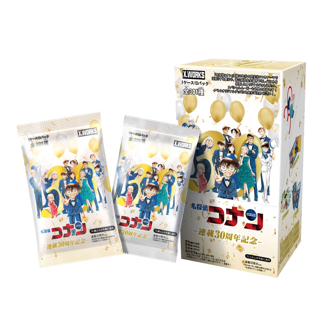 小崔大浮浮）X-works《名侦探柯南》30周年夏日系列柯南收藏卡牌