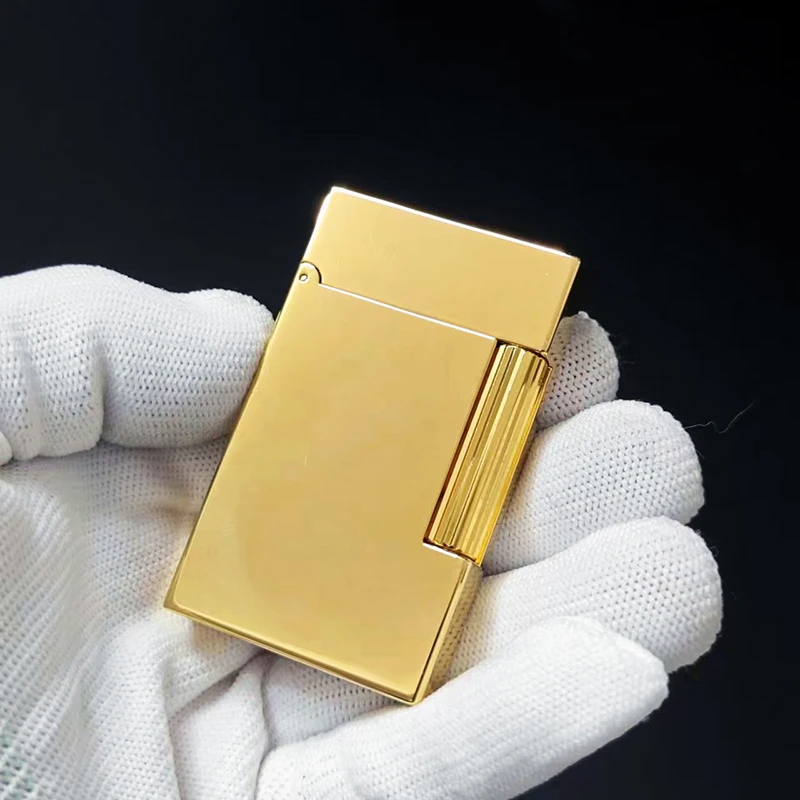 calories卡路黄铜朗声充气打火机老式钢音气体侧滑砂轮正品新款