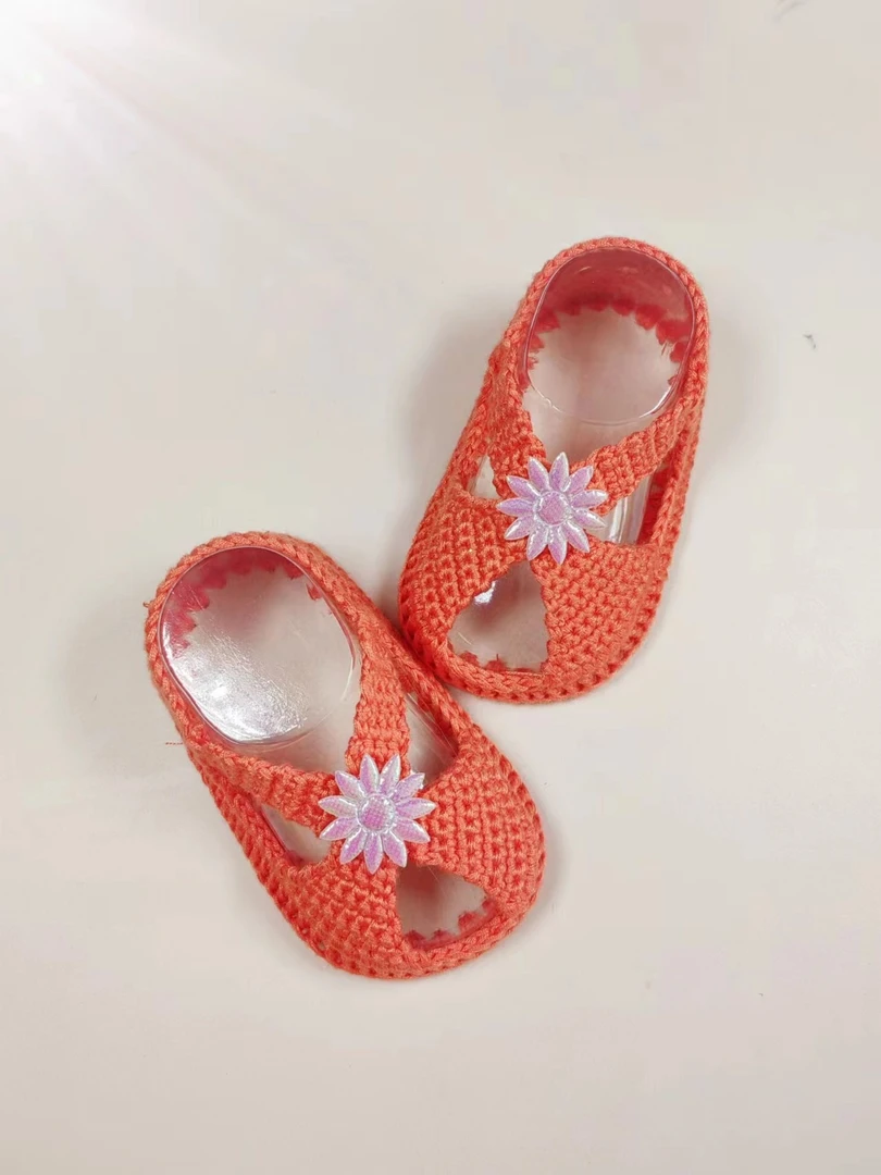 手工编织宝宝鞋材料包(安娜）材料包（送一款安娜教程）非成品