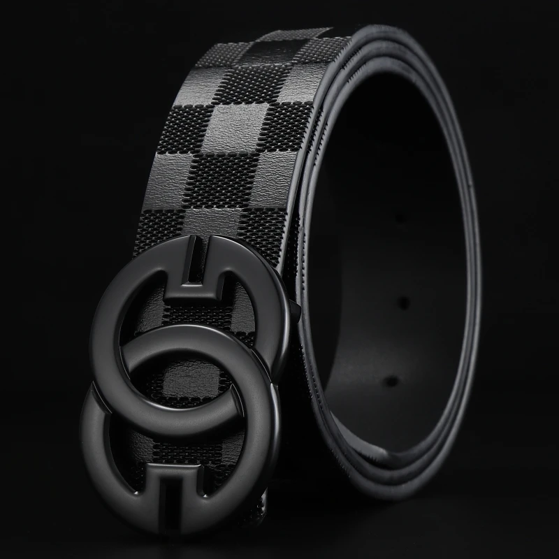 男士爆款高档腰带潮流百搭轻奢酷奇爵士网红韩版皮带真皮年轻人