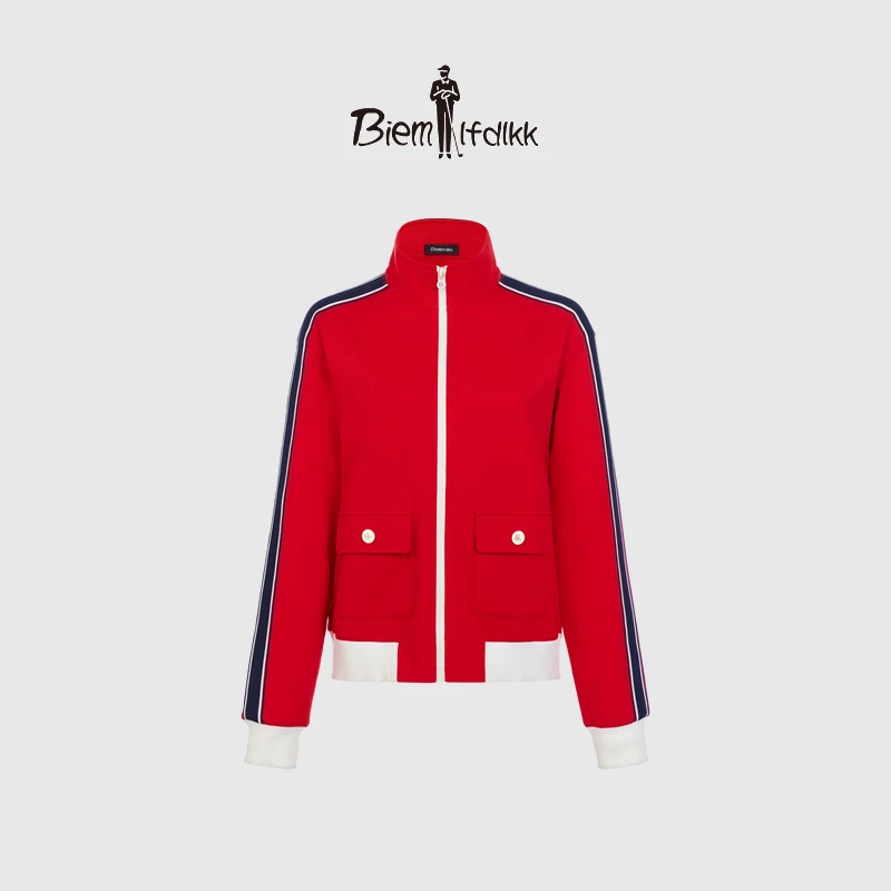 社交约会【轻量抗皱】比音勒芬春秋新款休闲工装风女士夹克