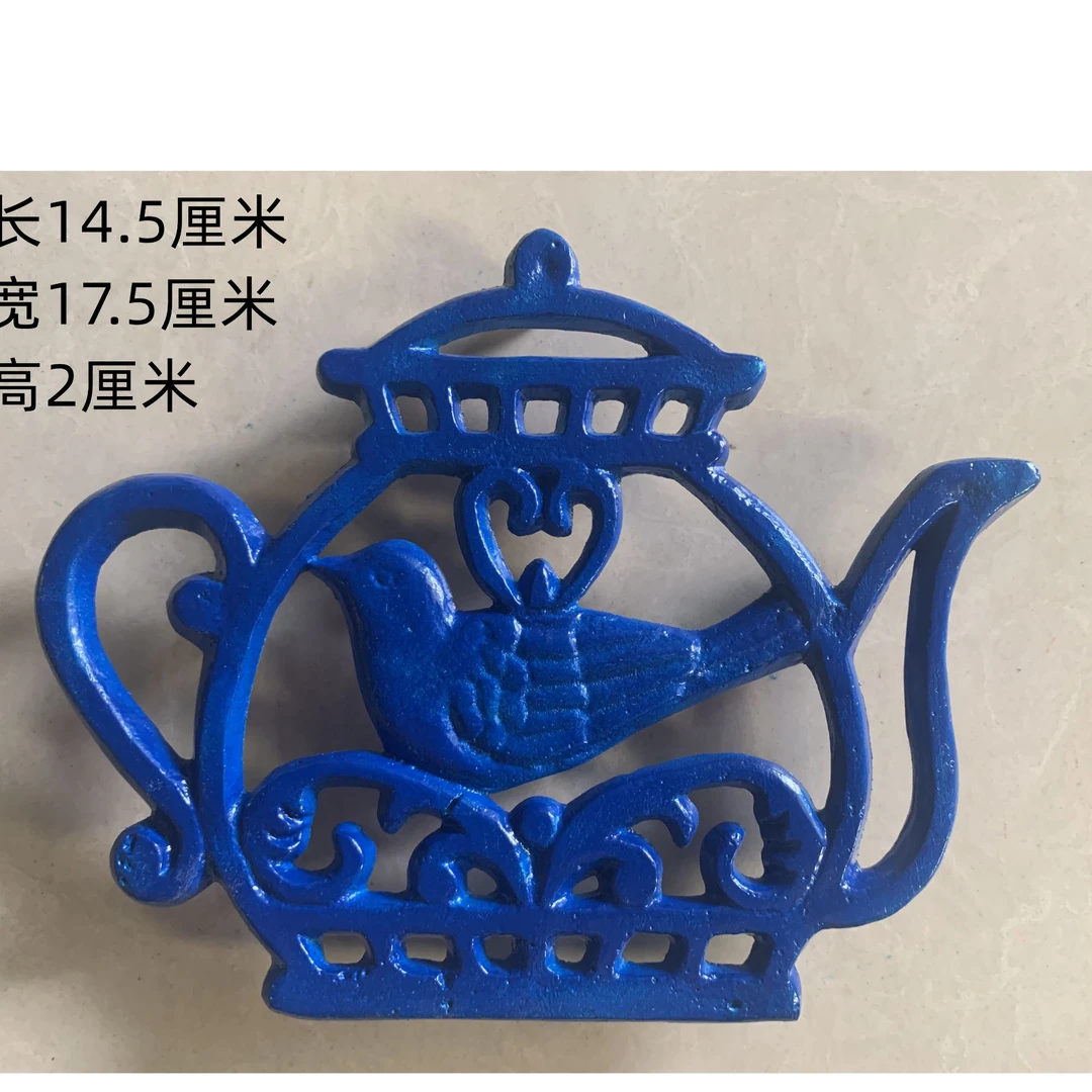 纯手工中国风珐琅锅壶垫桌垫餐桌隔热垫壶垫