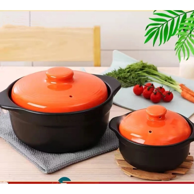 [买大送小]陶瓷砂锅高温干烧不裂煲汤炖锅燃气明火通用