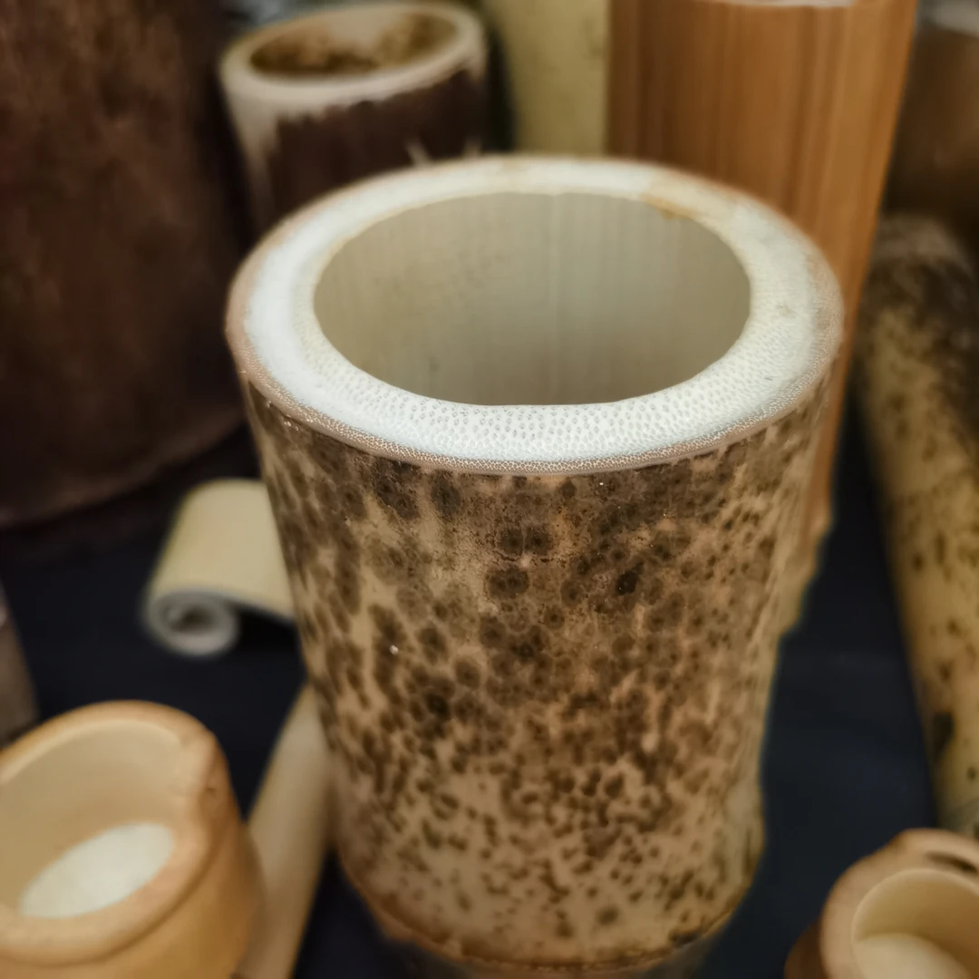 异形竹茶则臂搁摆件把玩件笔筒（随机发货）