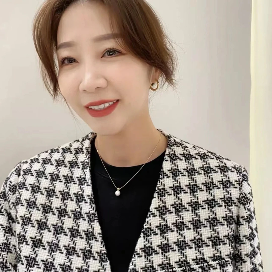 钛钢项链 老大同款时尚简约珠珠项链