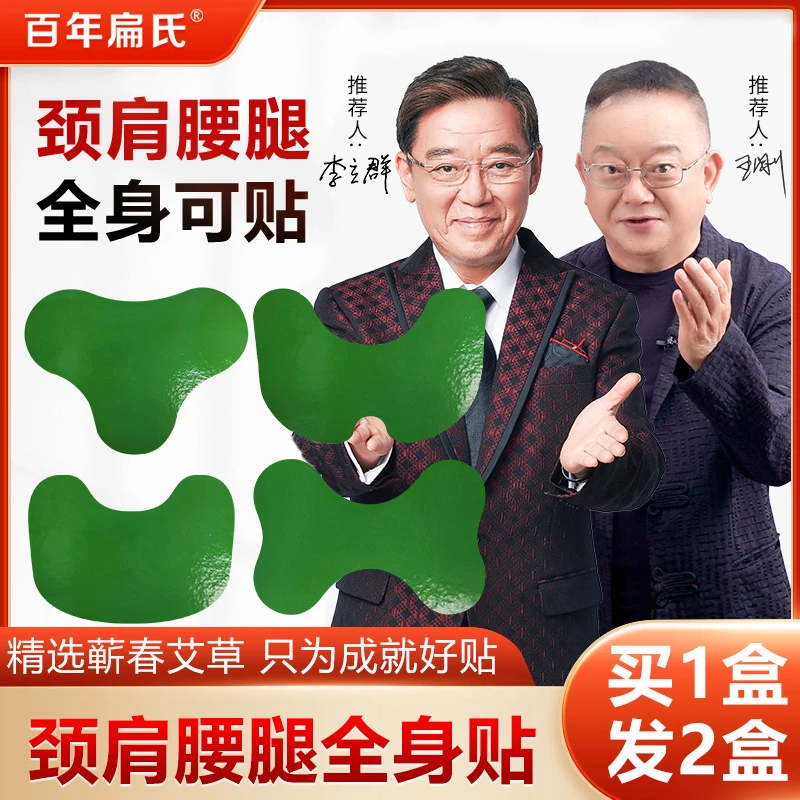 【拍1发2】百年扁.氏艾草贴，颈肩腰腿等专用贴，不满意随时退！