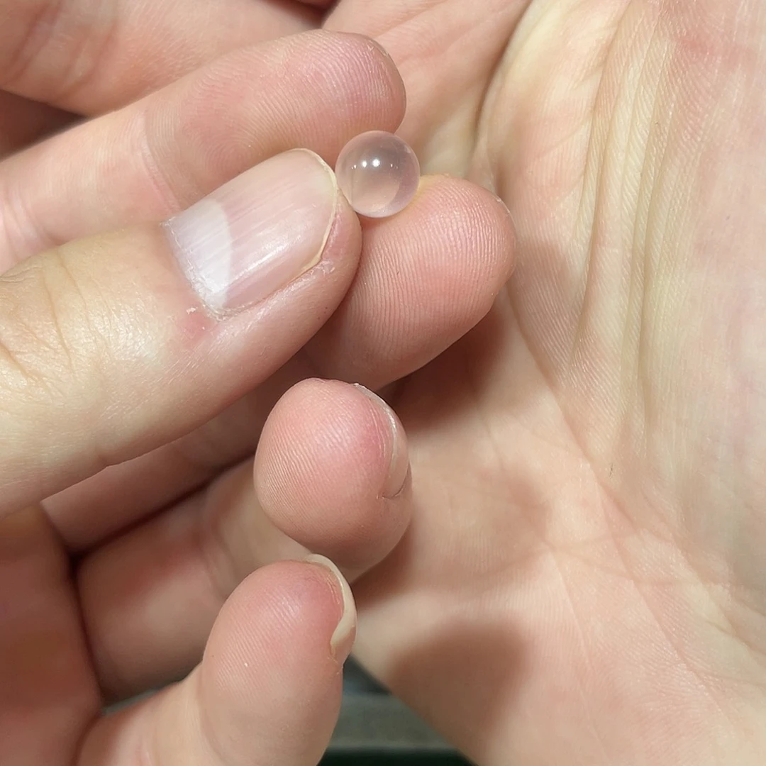 水晶珠宝半成品未镶嵌?*打孔，不退不换