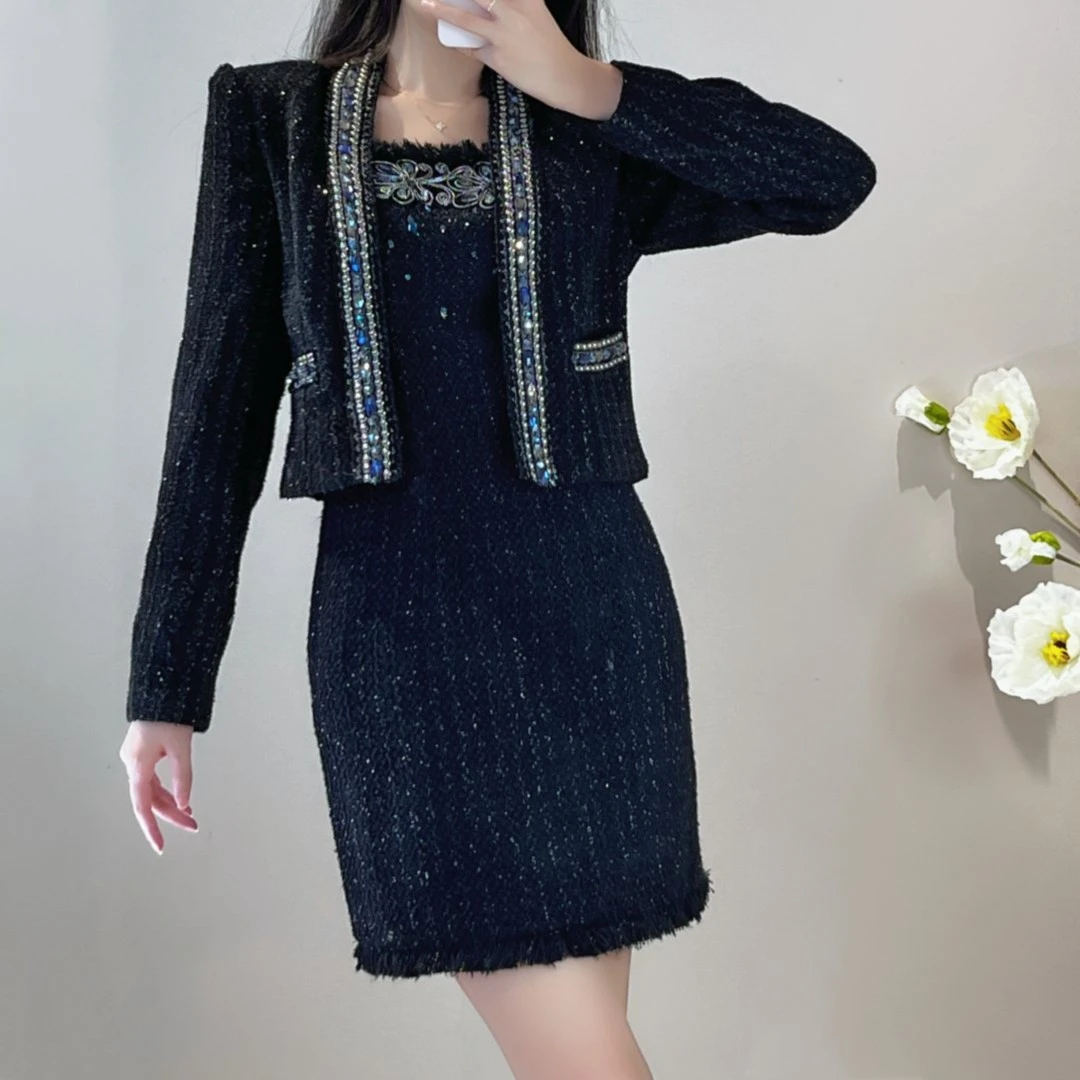 【设计师品牌】拜占庭小香上衣半裙 61036/31048