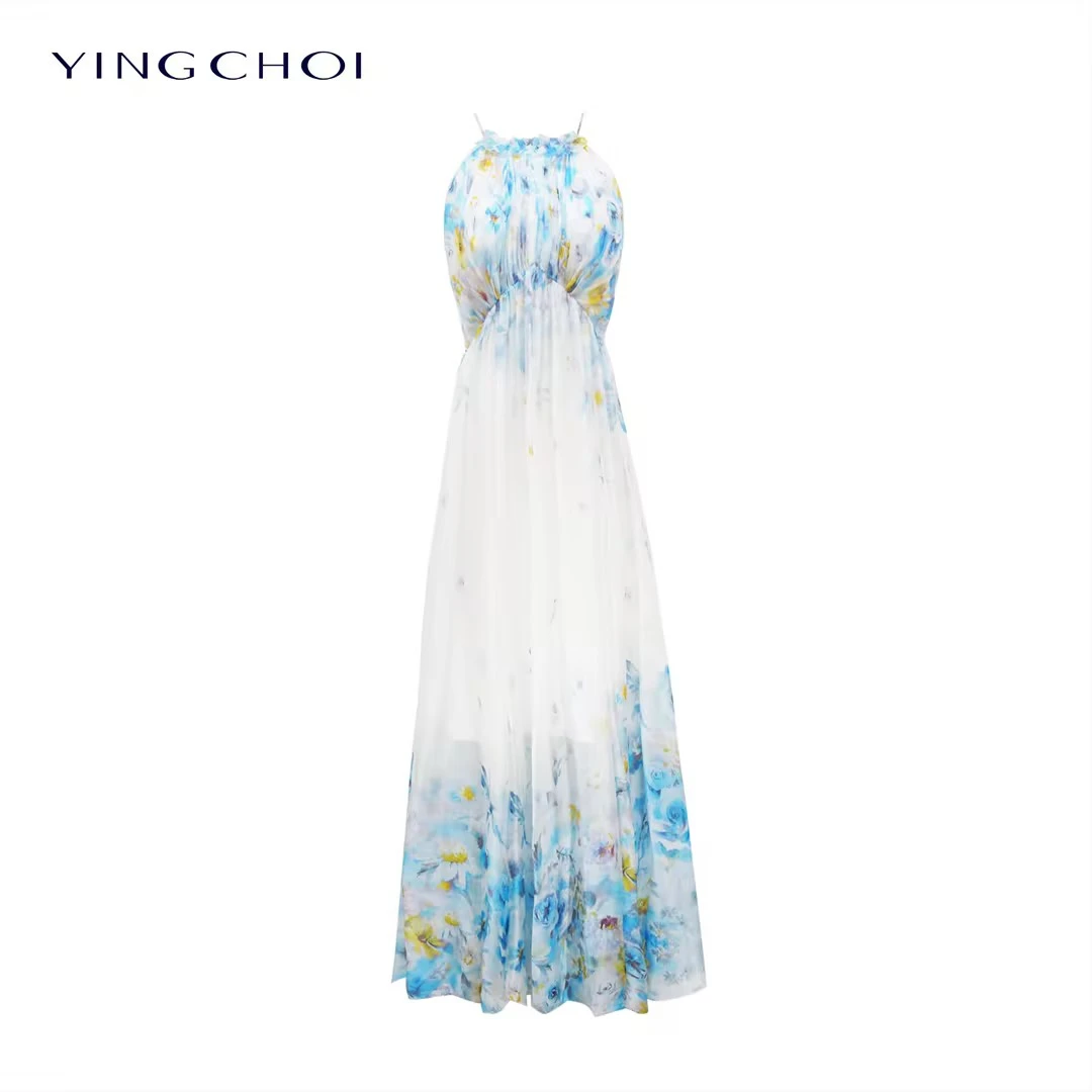 YINGCHOI真丝雪纺连衣裙32349