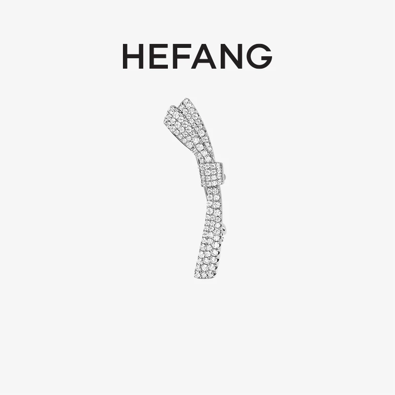 HEFANG 胸针 飘带胸针轻奢小众气质时尚