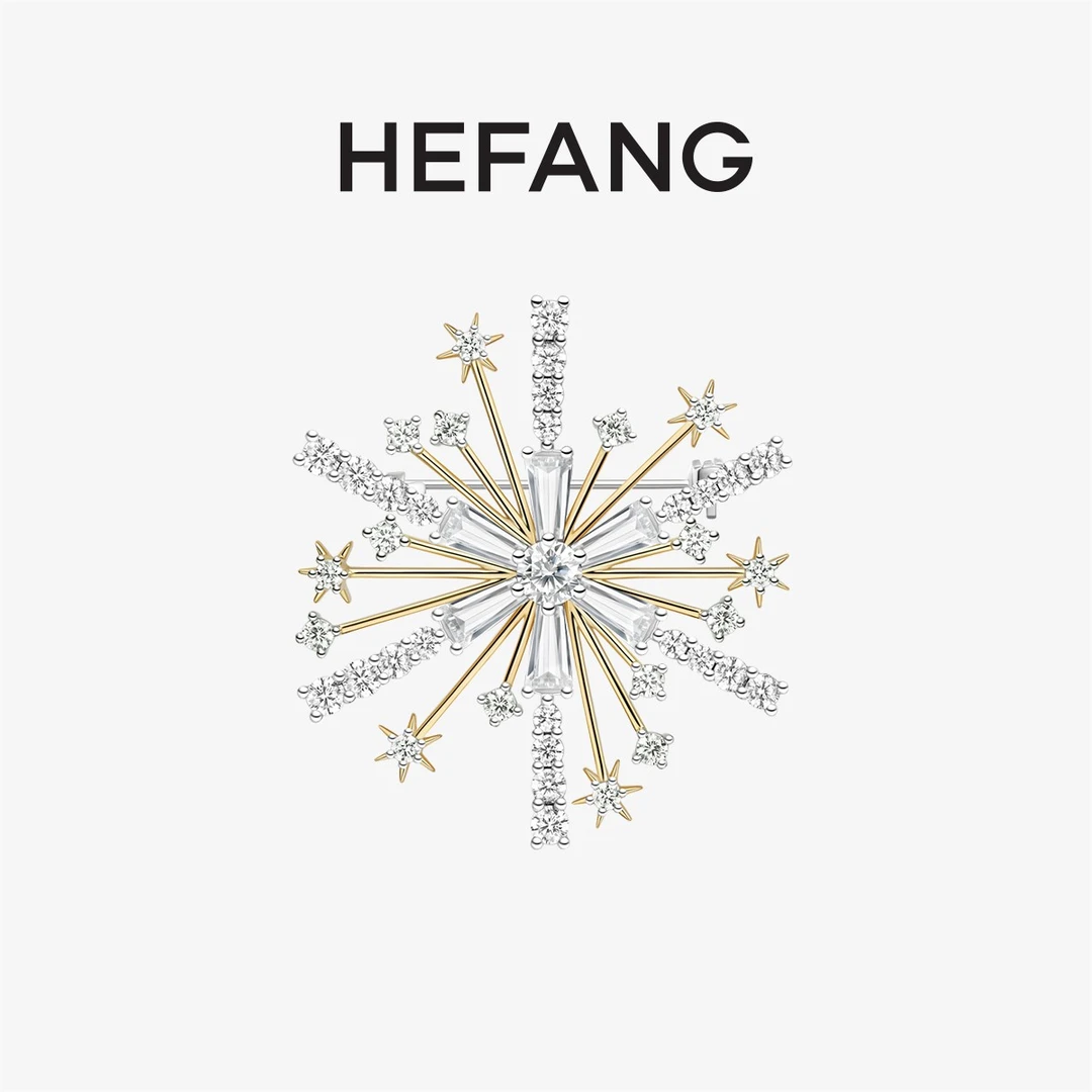HEFANG花火胸针徽章胸花轻奢时尚原创设计