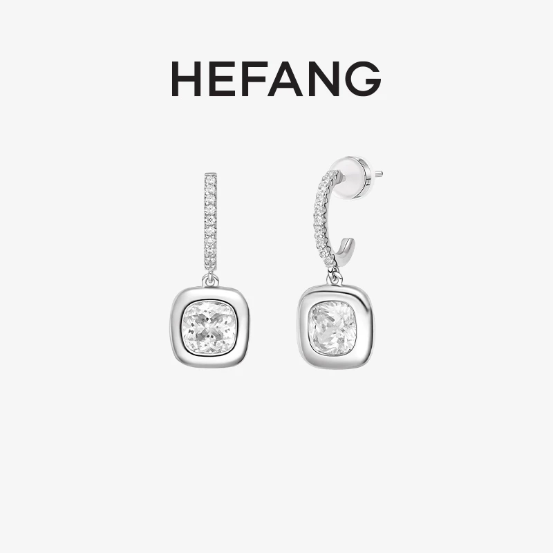HEFANG微醺方糖耳环轻奢原创设计送礼心意